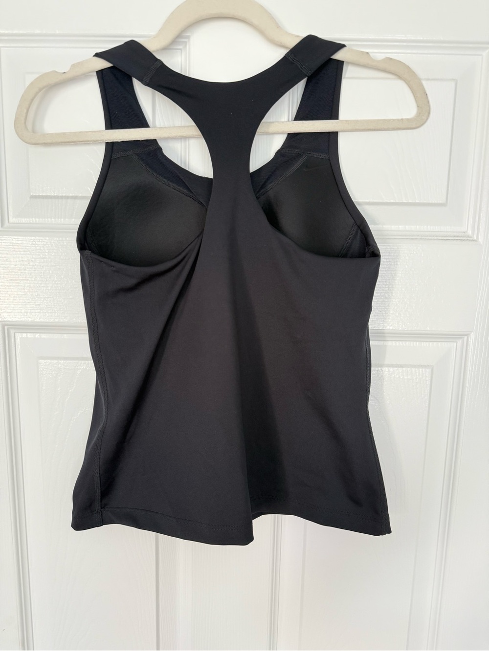 Nike Women’s Black Dri-FIT Racerback Tank with built in bra- size S - Picture 2 of 4